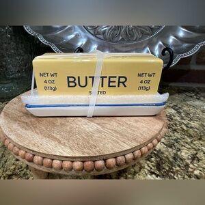 Dwell Studio ceramic covered butter dish  - Brand new!